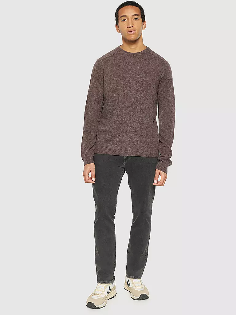 KNOWLEDGE COTTON APPAREL Pullover FIELD braun