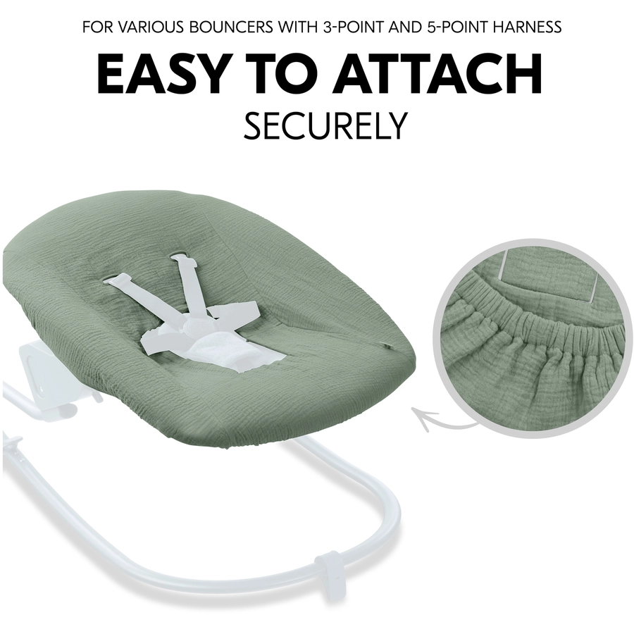 hauck Bezug für Babywippe Baby Bouncer Sage