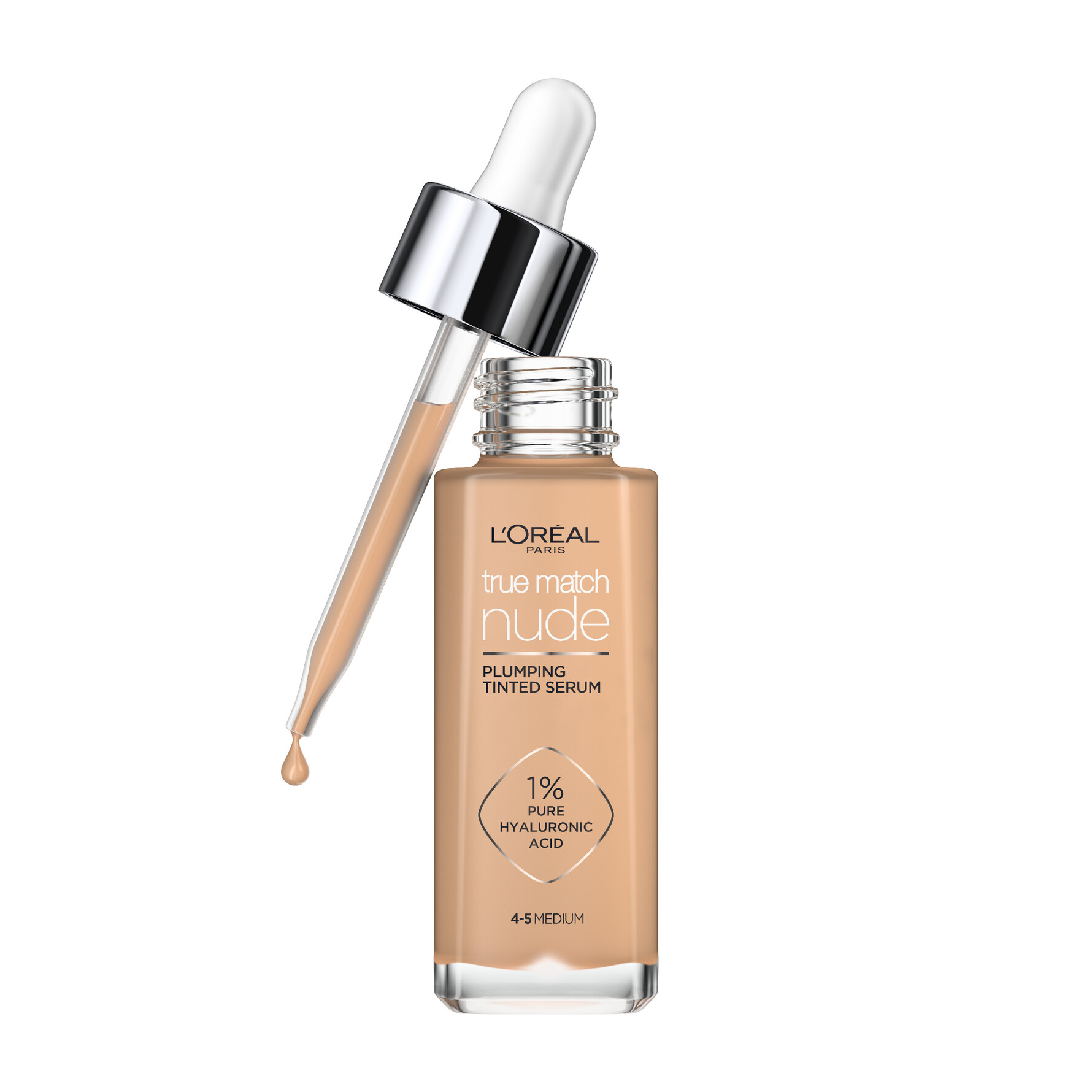 L'Oréal Paris True Match Nude Plumping Tinted Serum Medium 4-5