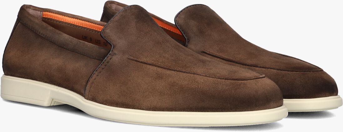 bruine santoni loafers malibu