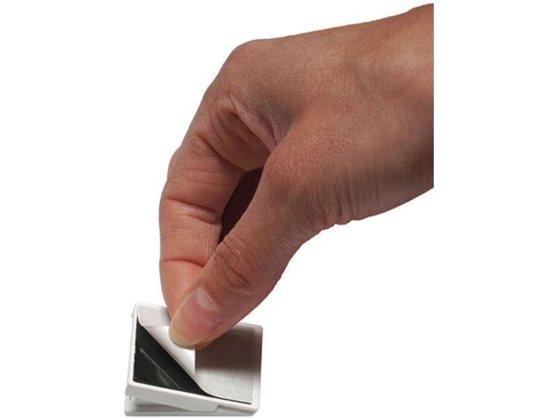 Gardinia Klebeklammer Outdoor, Weiss,4 Stück Selbstklebende Kunststoff-Klebeklammer für Outdoor-Screen-Hitzeschutz