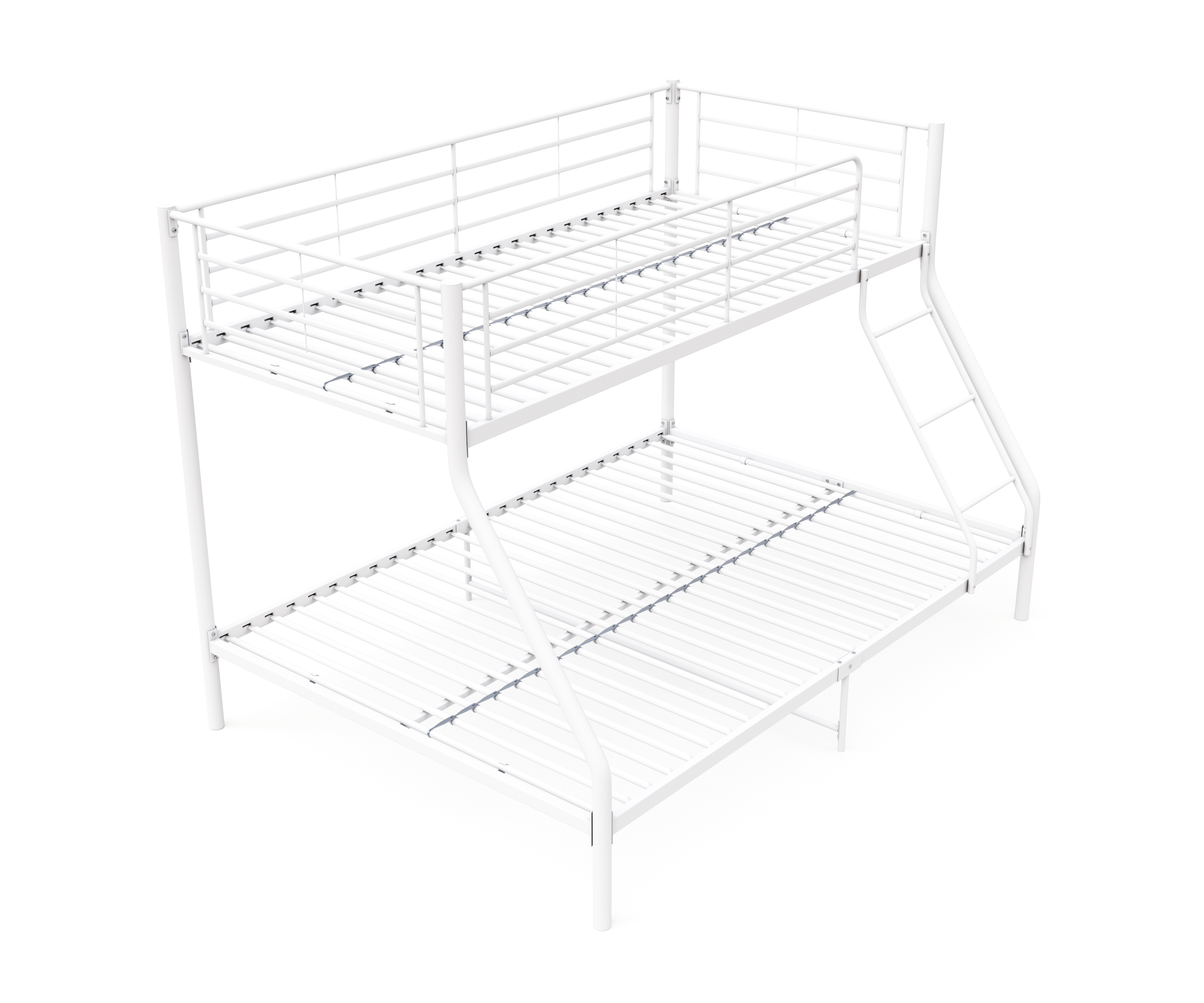 Etagenbett LUANA mit 3 Liegeflächen weiss