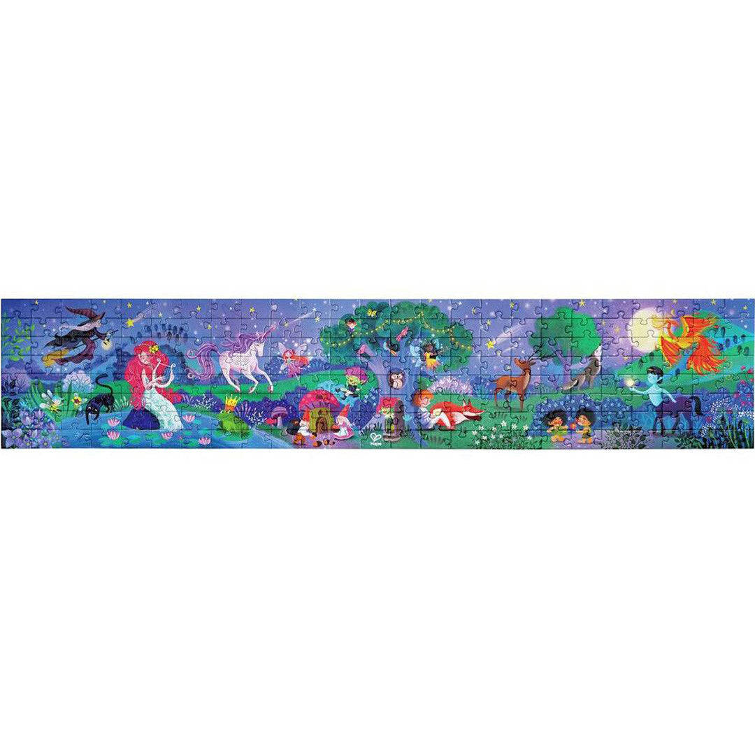 Hape vloerpuzzel magic forest glow in the dark - 210 stukjes