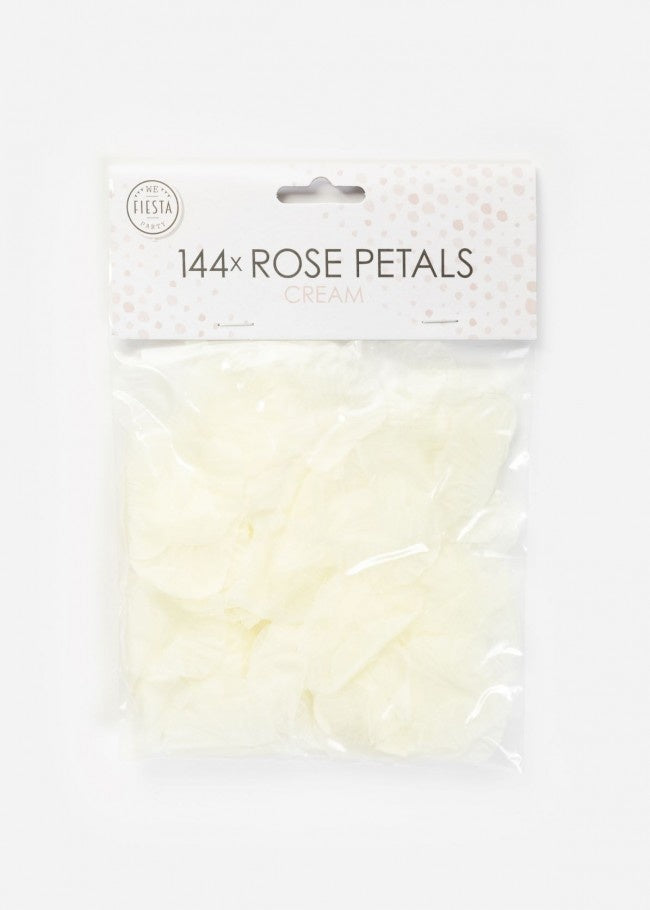 Creme Rozenblaadjes 144st