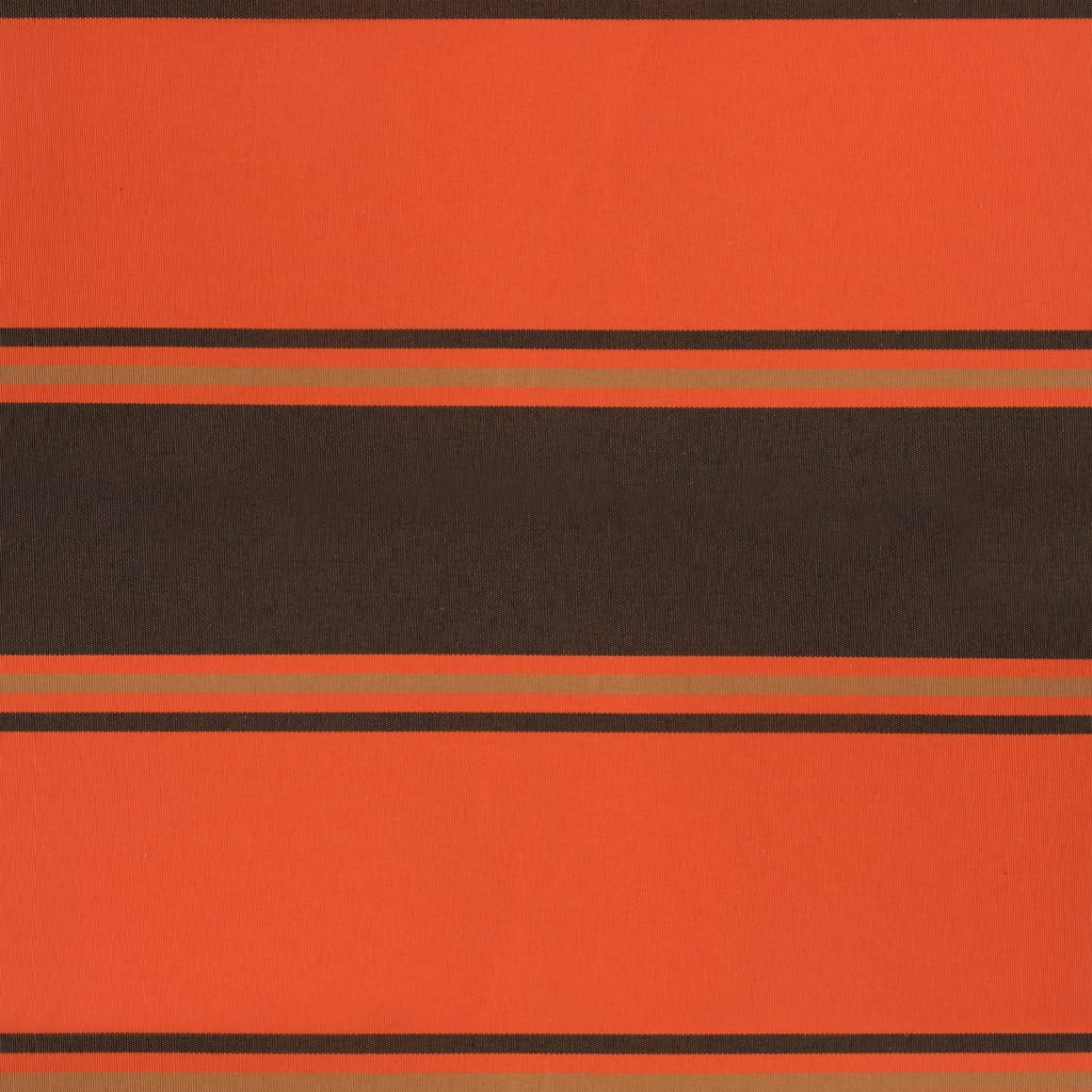 Auvent rétractable automatique orange et marron 4,5x3 m