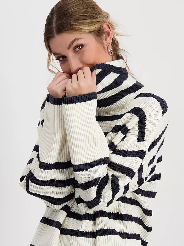 MONARI Rollkragenpullover creme