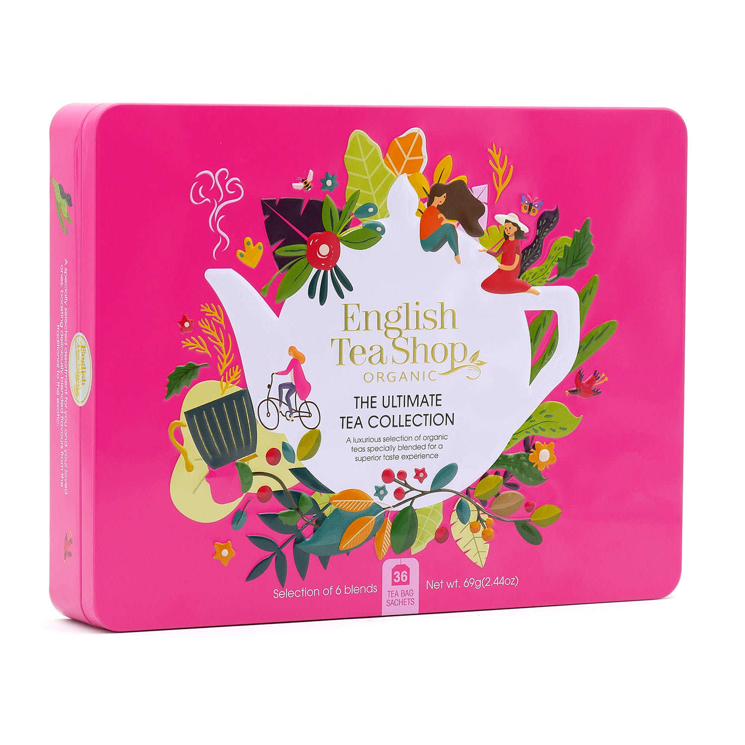 Coffret de thé et infusion bio premium - 36 sachets 6 parfums