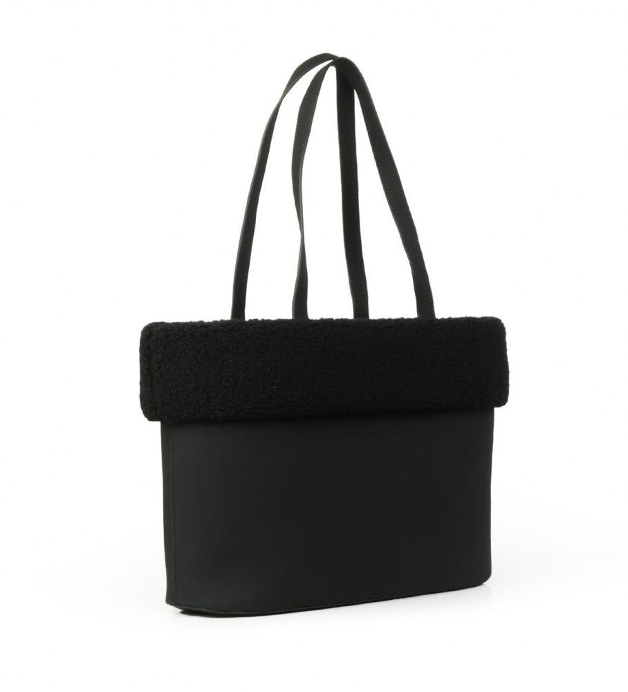 Bolsa tote preta Love Moschino