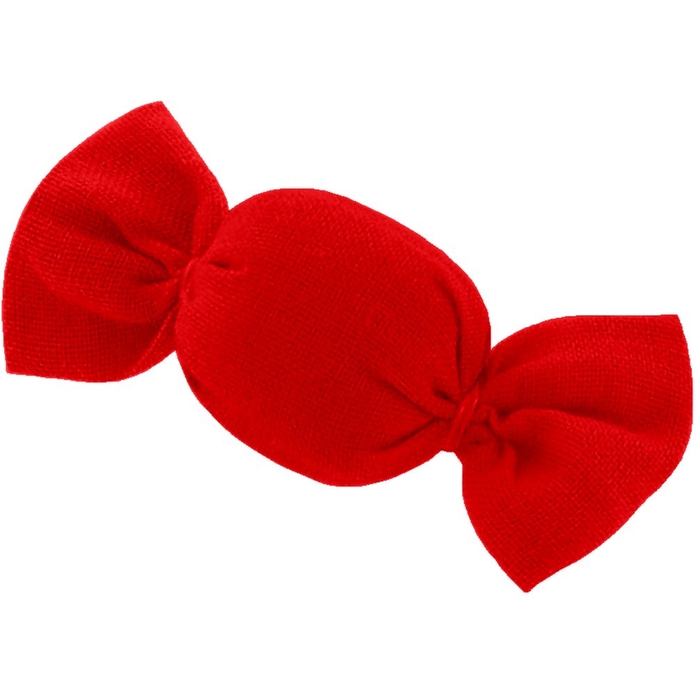 Petite Barrette Mini Bonbon Rouge Tangerine