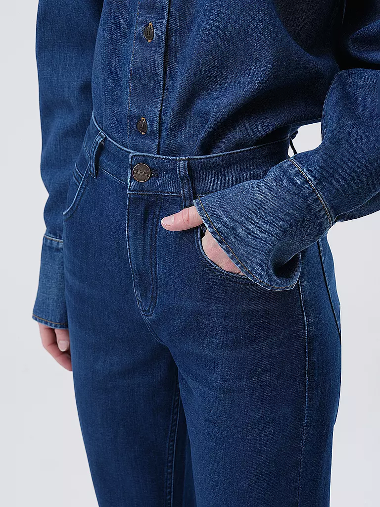 LANIUS Jeans Boot Cut Fit  dunkelblau