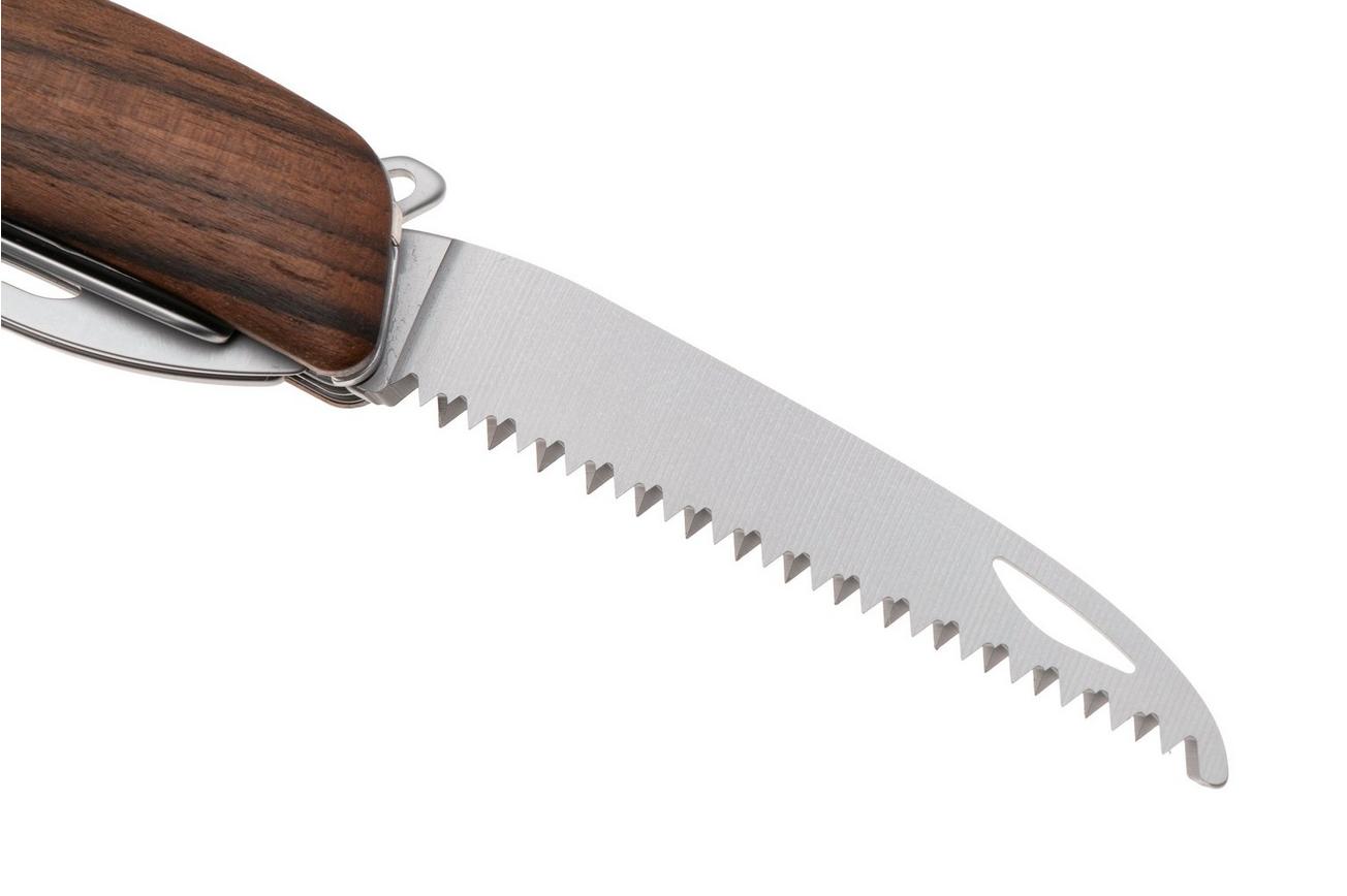 Swiza D06 R AM, KNR.0066.6300, Walnut, Zwitsers zakmes, 7 tools