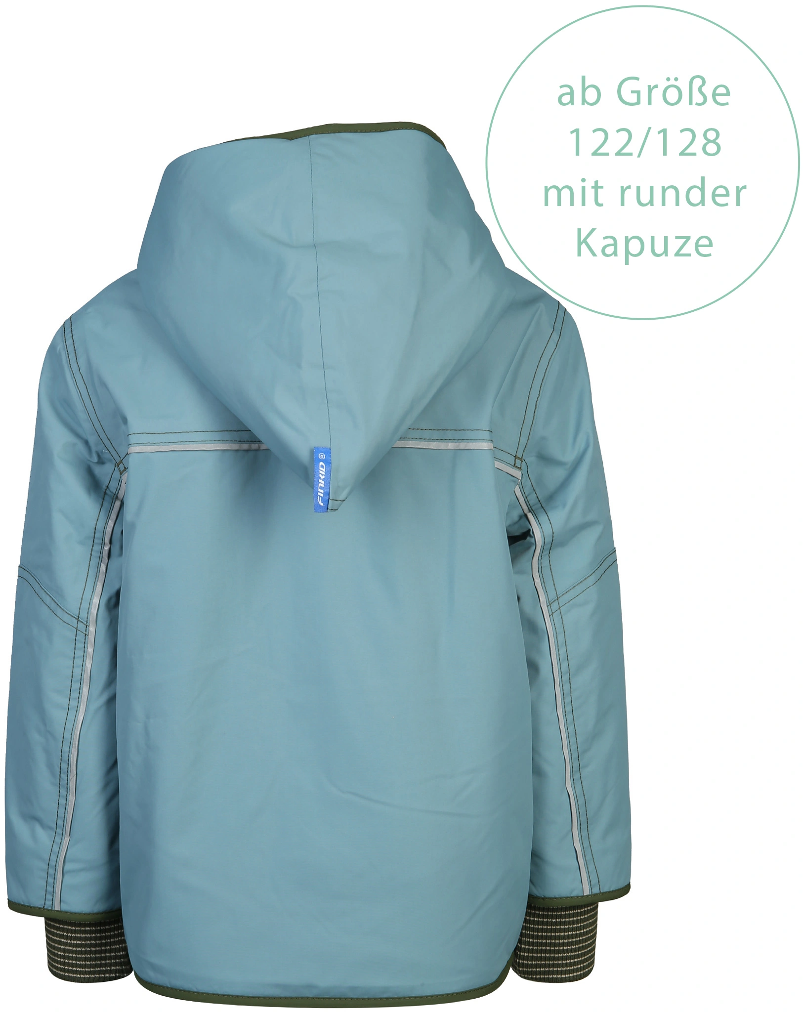 Winterparka TALVI EKO in smoke blue/ bronze green