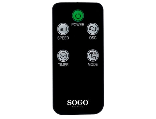 SOGO - Ventilateur tour Ventilateur de tour turbo de 33” à commande numérique
