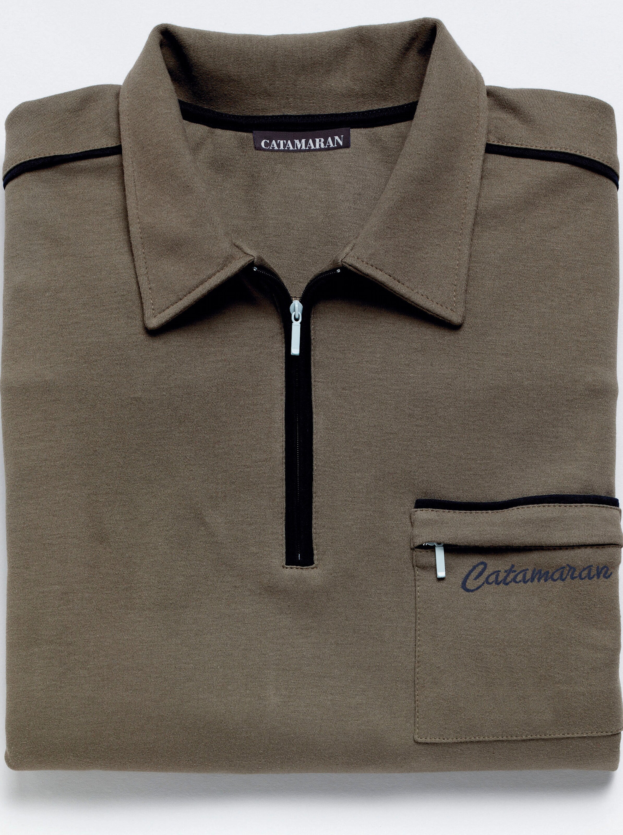 Langarm-Poloshirt