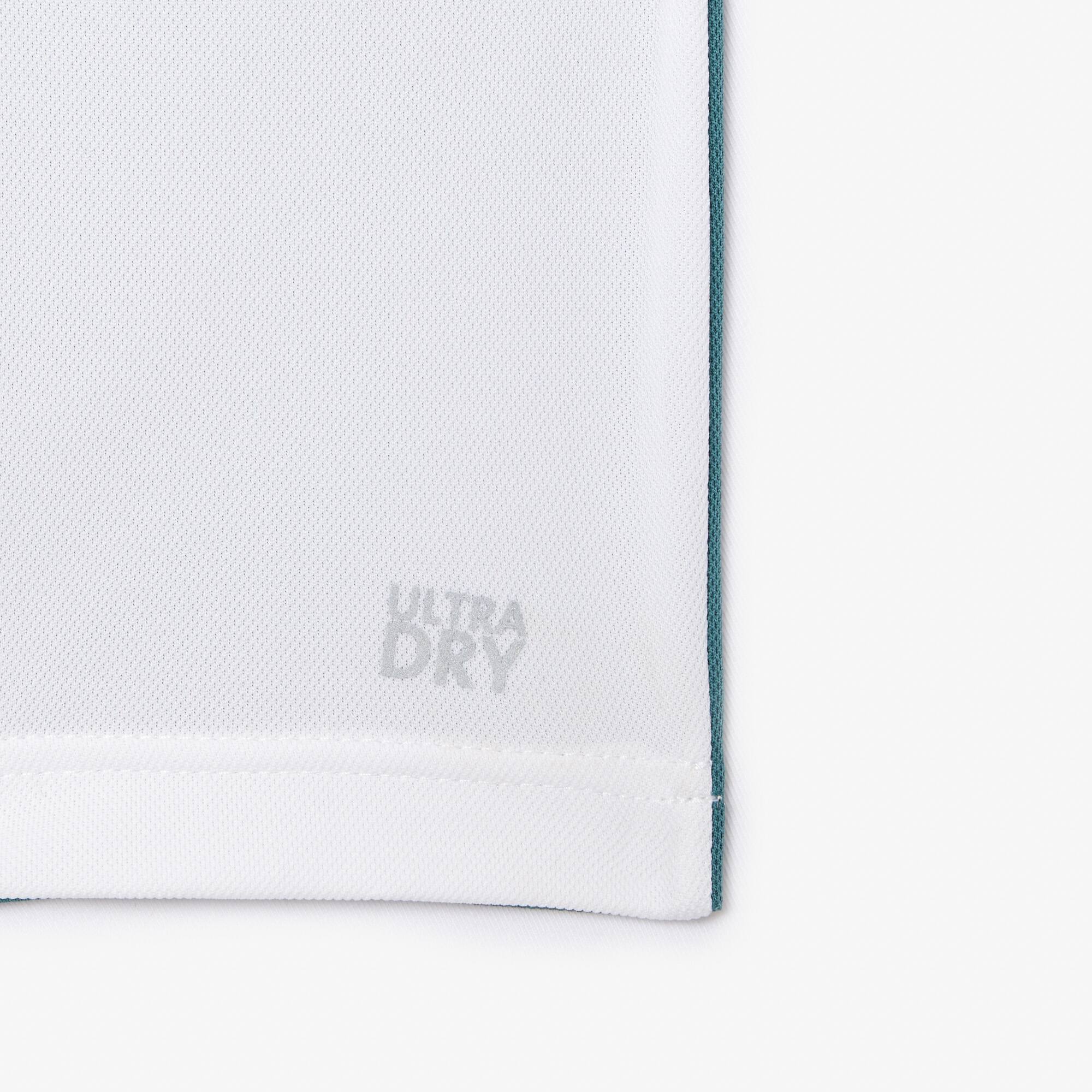 Ultra-Dry Tennis-Poloshirt mit Colour-Block-Streifen Kurze Ärmel - Blau - Lacoste - Herren