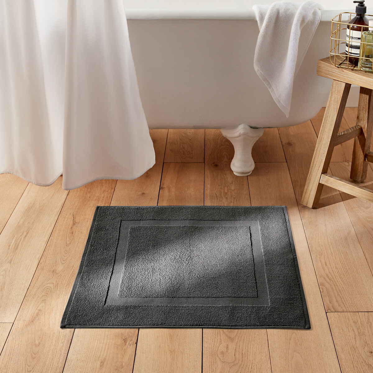 LA REDOUTE INTERIEURS<br>Tapete de banho turco liso 700 g/m², Scenario