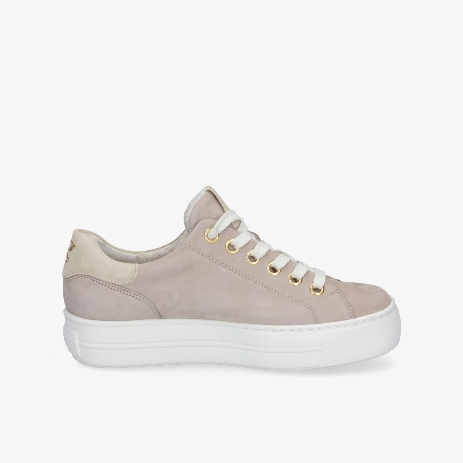 paul green Damen Plateau Schnürer beige