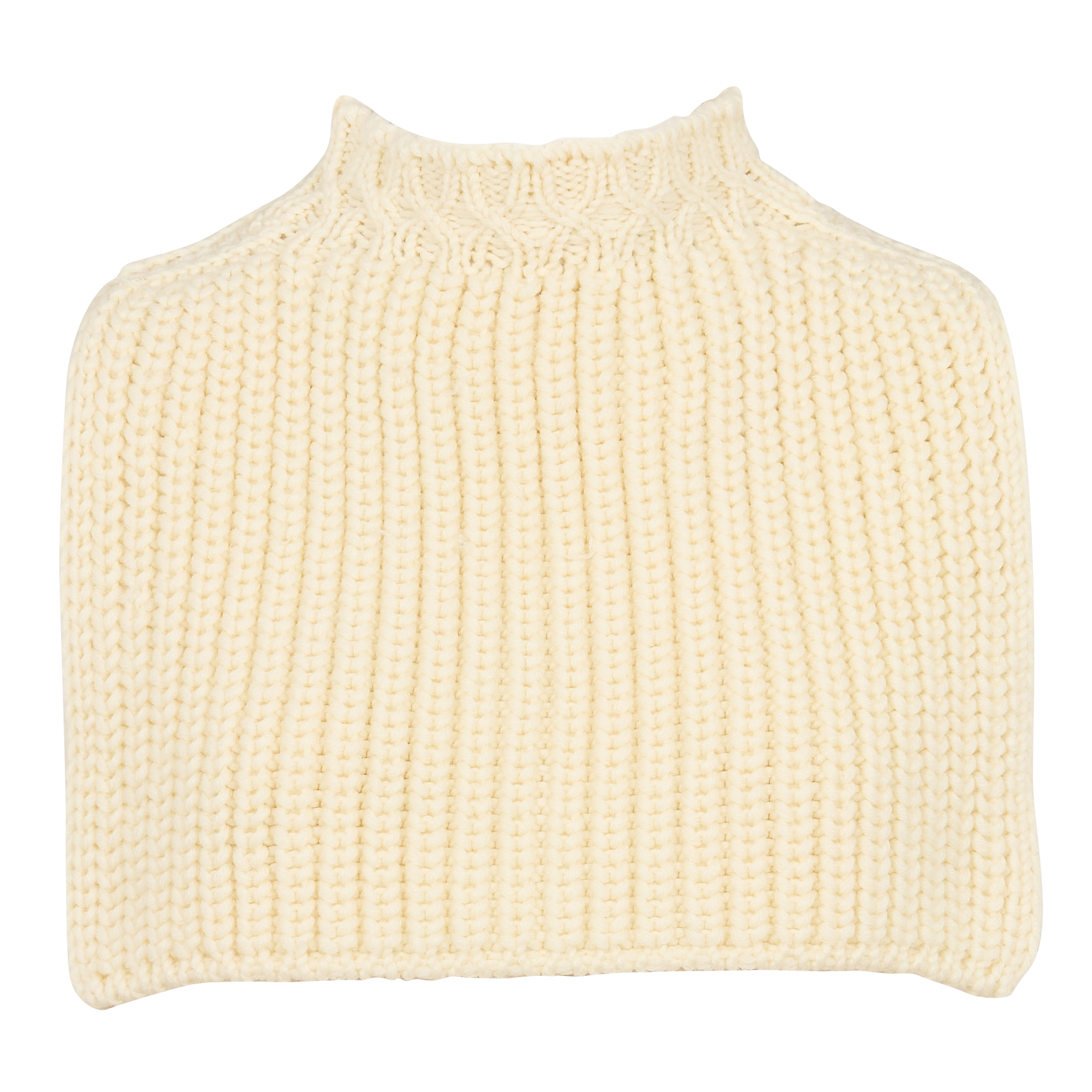 ENNERDALE - Col amovible en laine mélangée | Beige