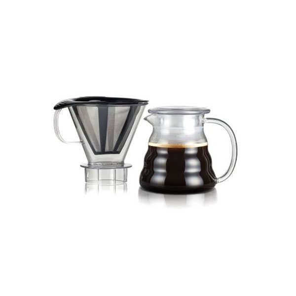 Cafetière filtre permanent et maille inox 0.6L - Melior