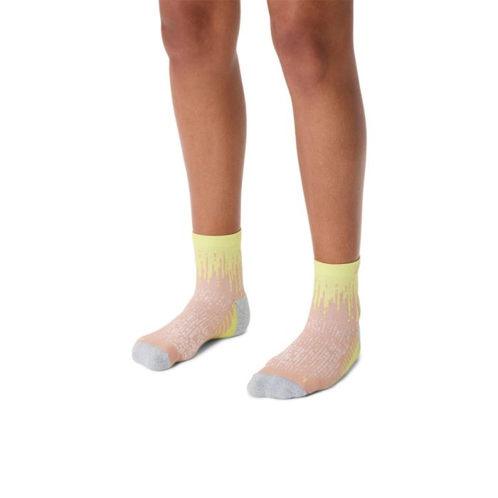 Asics Unisex Strømper Performance Run Sock Quarter Gul