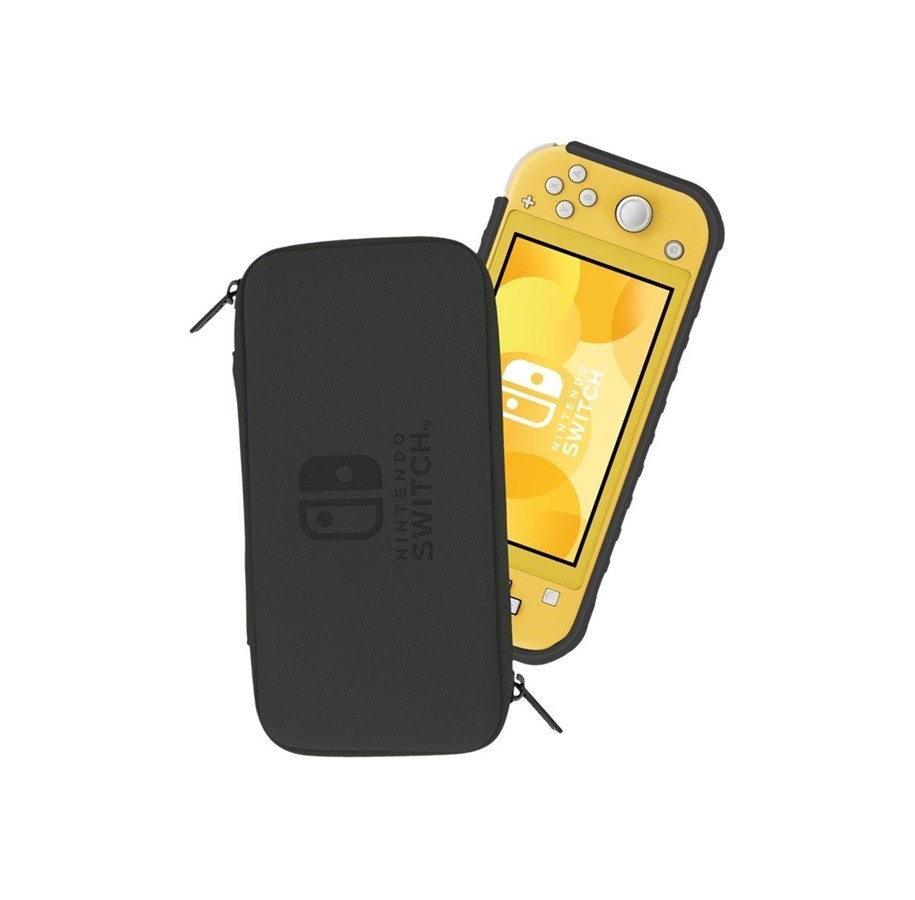 HORI Switch Lite Hybrid System Armor - Pokémon Pikachu Black & Gold
