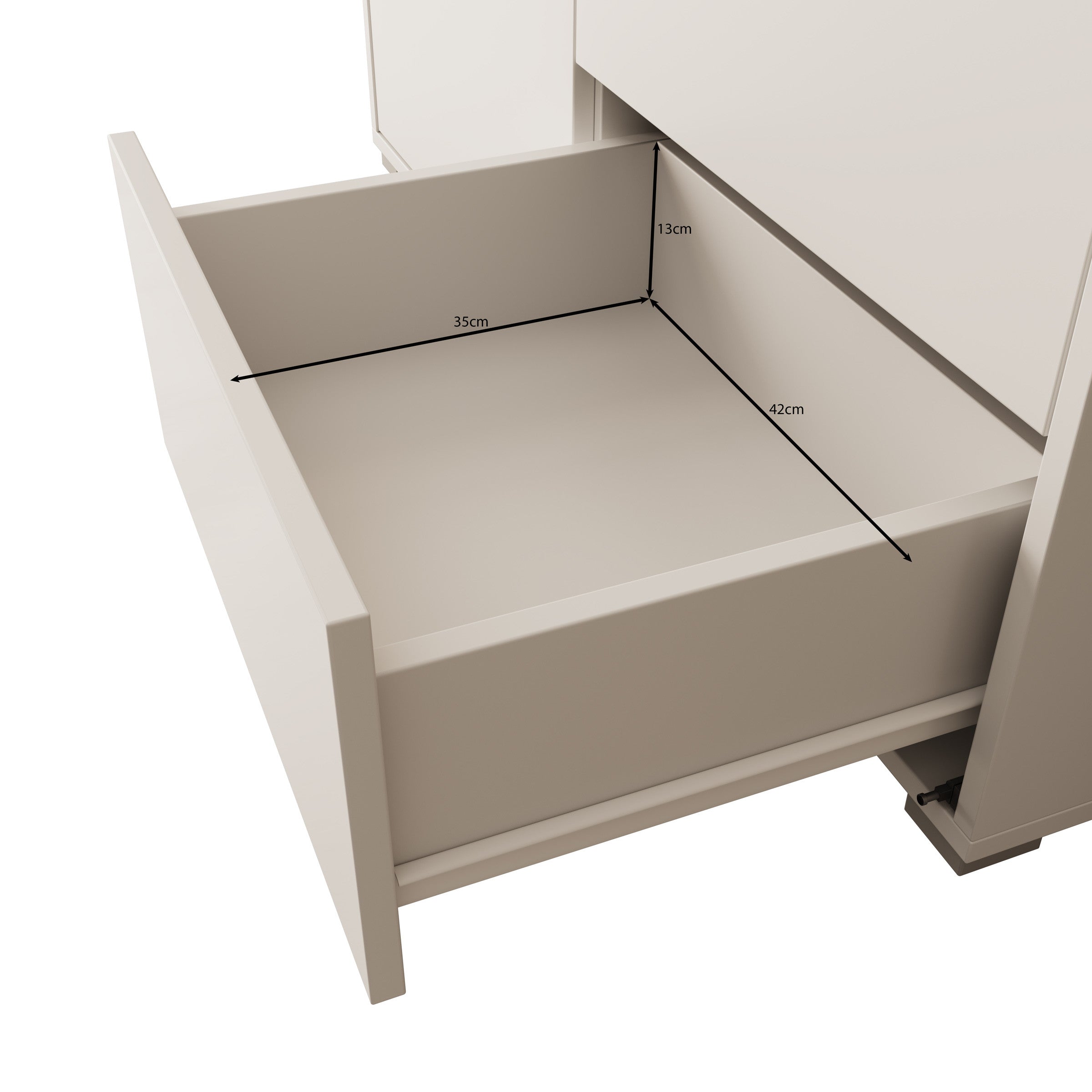 Gideon - Dressoir - Beige - 100x41x93 cm