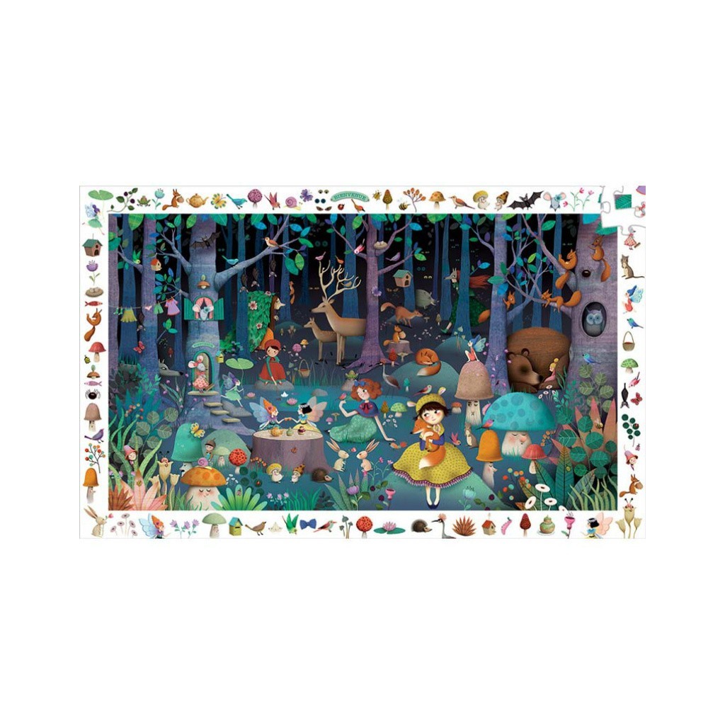 Puzzle Observation - La Forêt Enchantée : 100 pièces