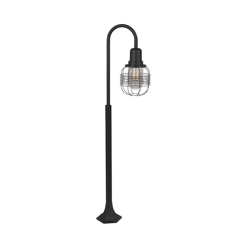 Landelijke buitenlamp zwart IP44 - Guardado