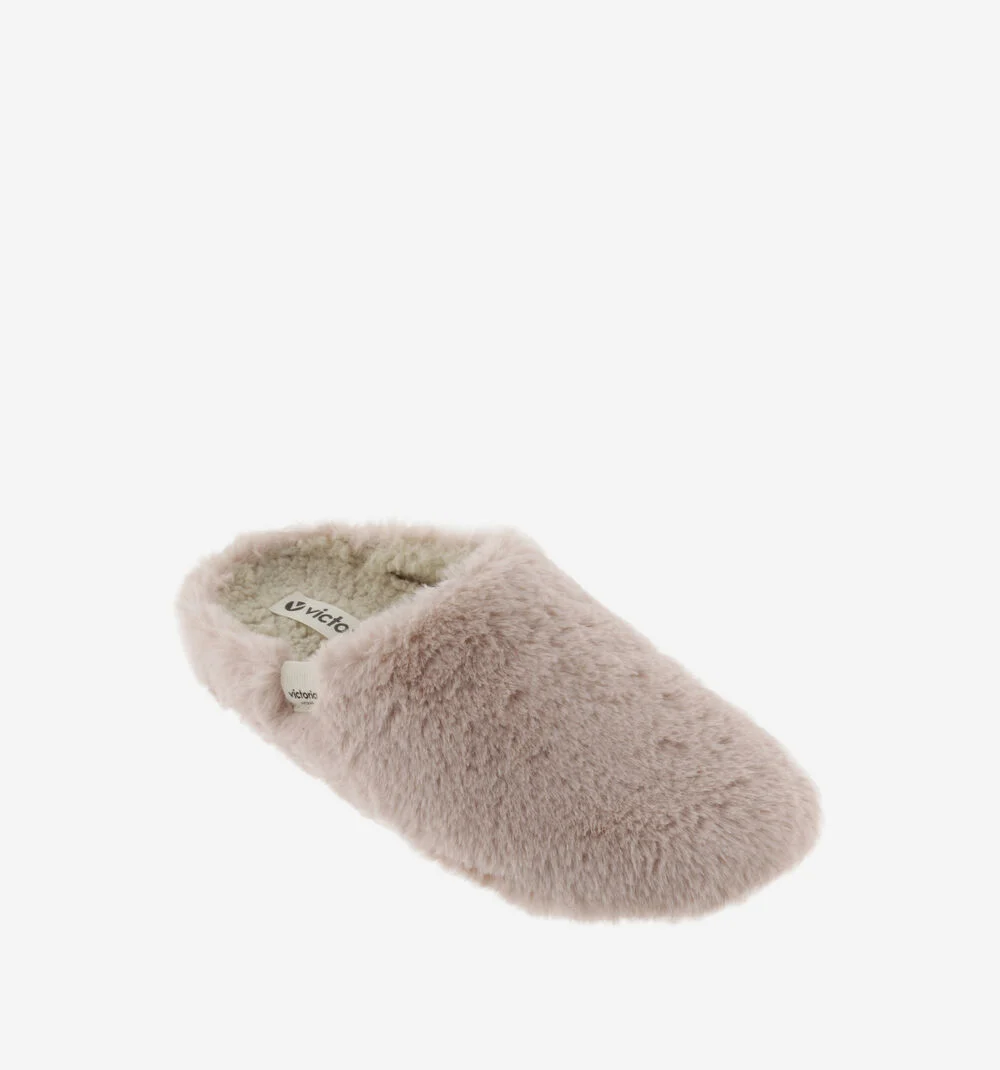 NORTE SOFT FUR SLIPPERSNUDE