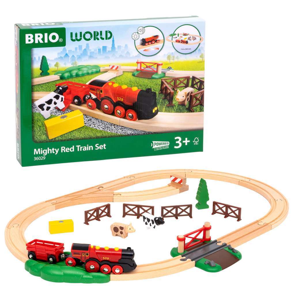 BRIO Spiel Rote Lola Bauernhof Zugset