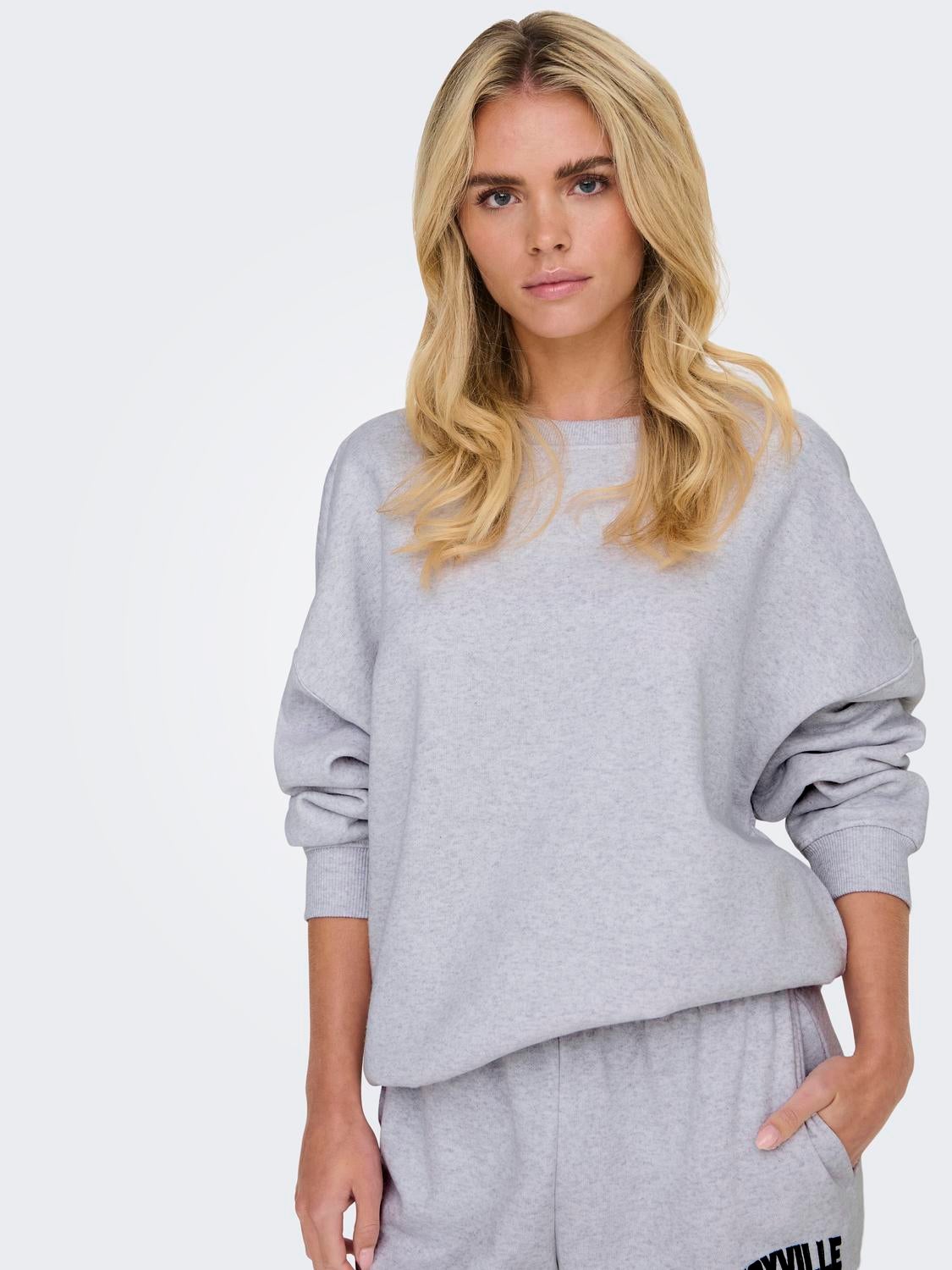 ONLELLIOT Sweatshirt Light Grey Melange