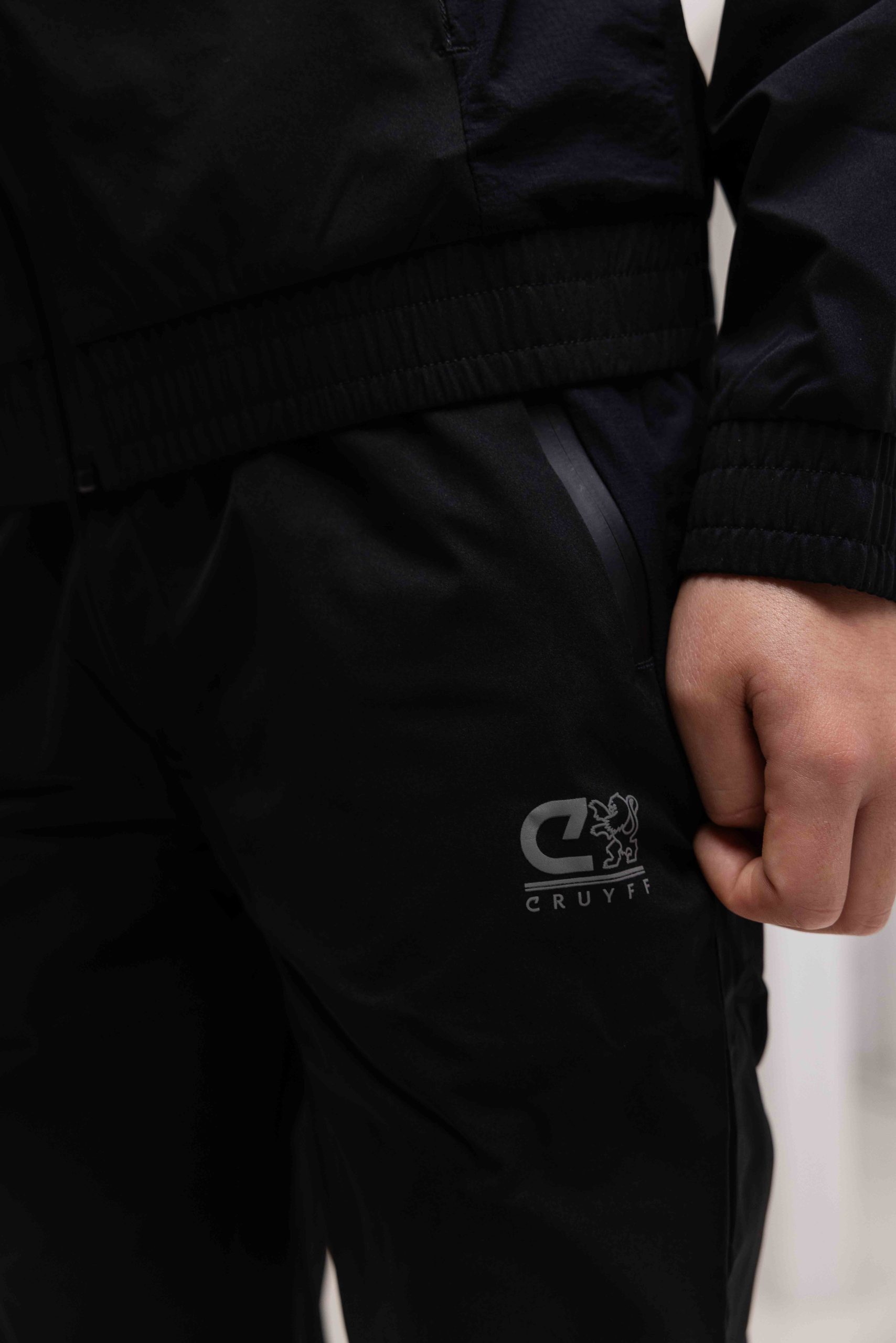 Cruyff Elite Trainingspak Kids Zwart