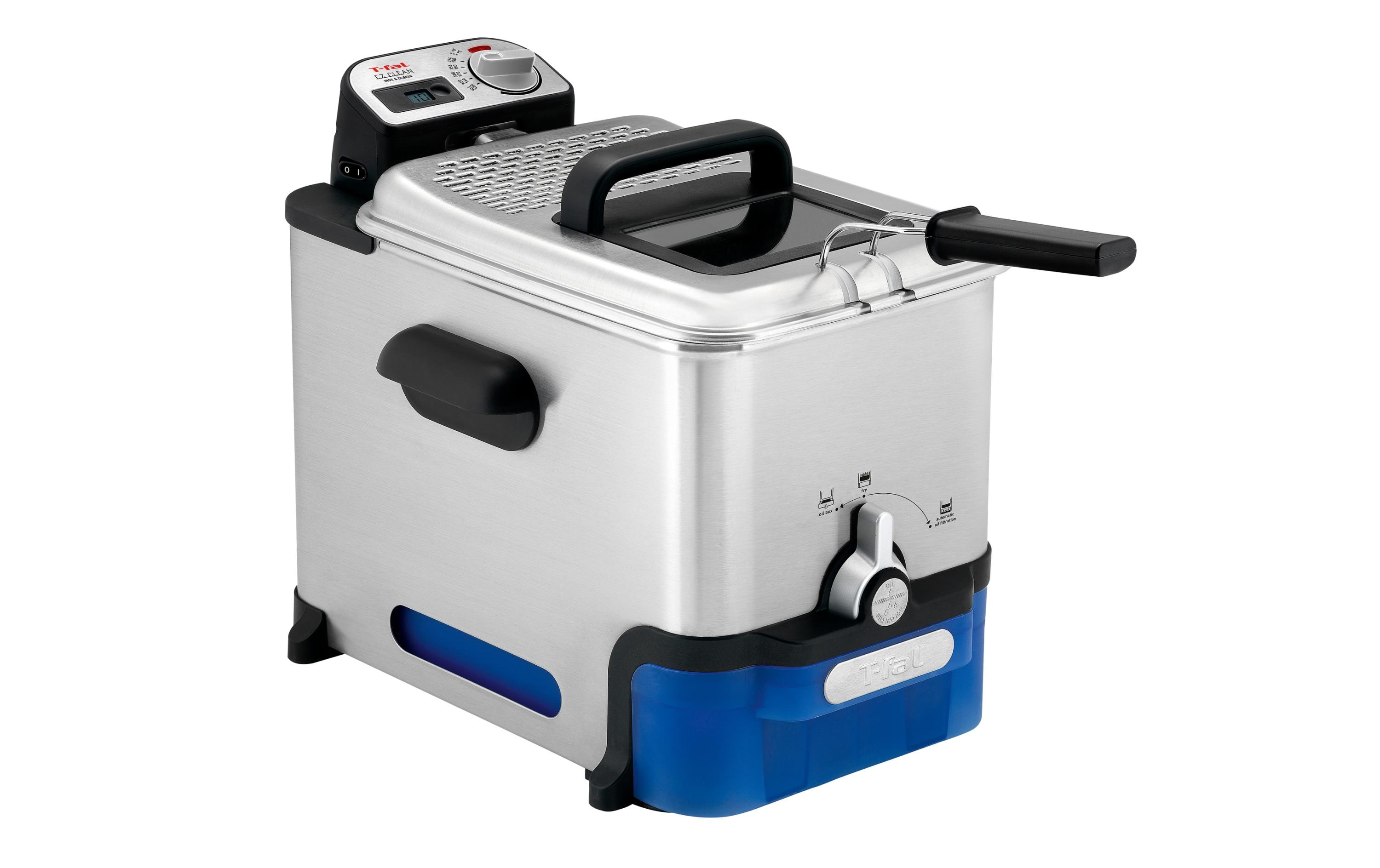 Fritteuse Oleoclean Pro Inox & Design 1.2 kg<br>Friteuse mit automatischer Öl- und Fettfilterung