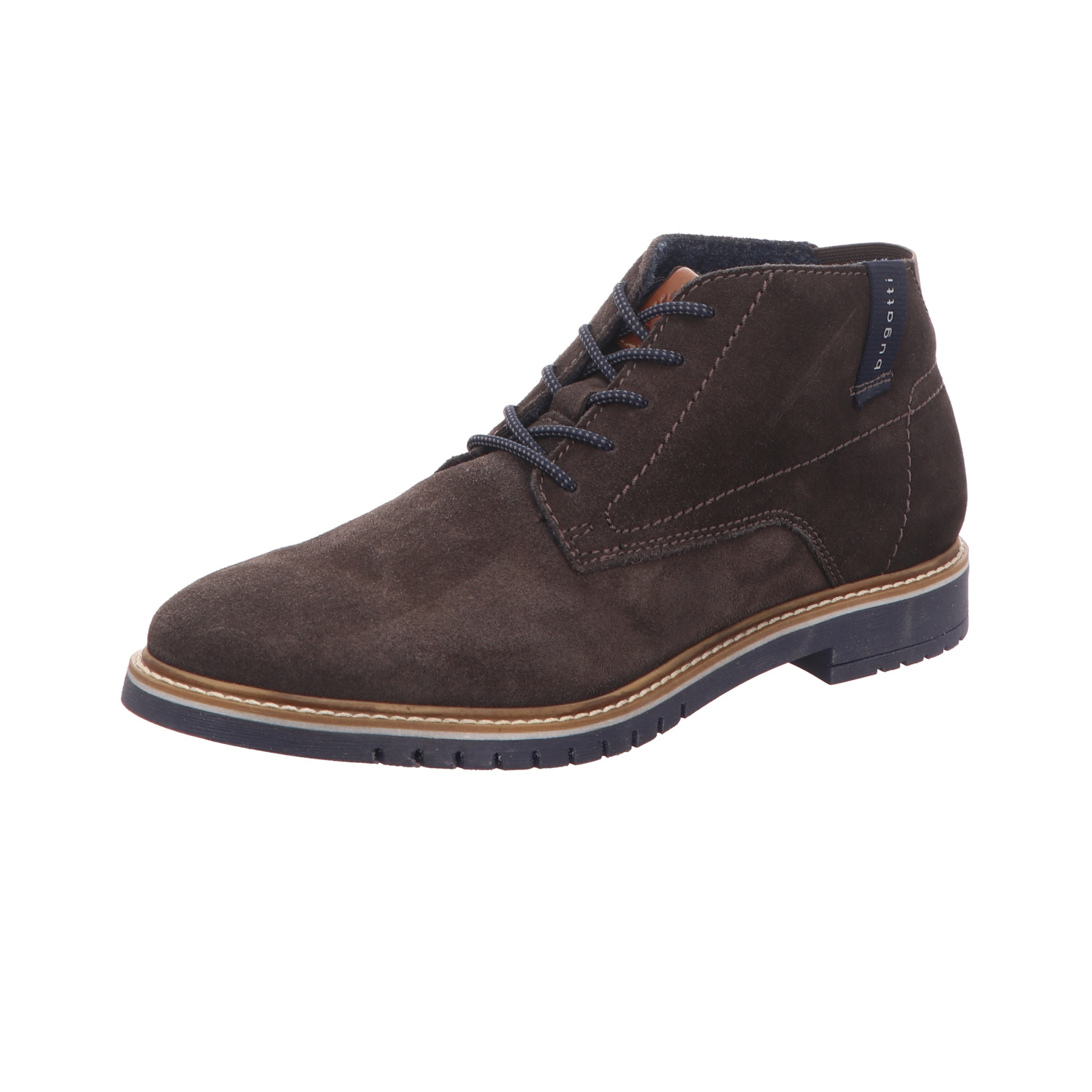 Bugatti Herren-Schnürstiefelette mit Warmfutter Caj Braun
