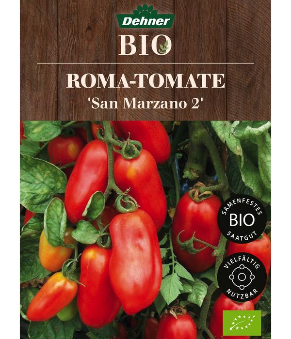 Dehner Bio-Saatgut Roma-Tomate 'San Marzano 2'