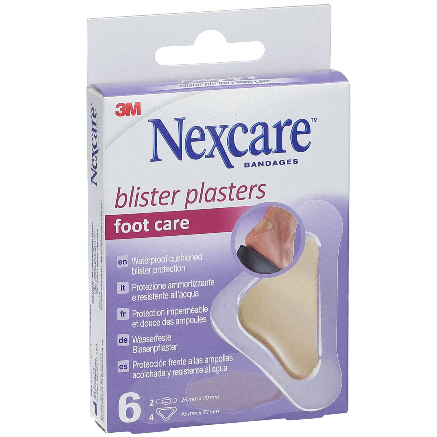 Nexcare™ blister plasters foot care