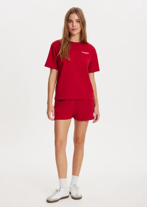 T-shirt met print los angeles rood (ROO)