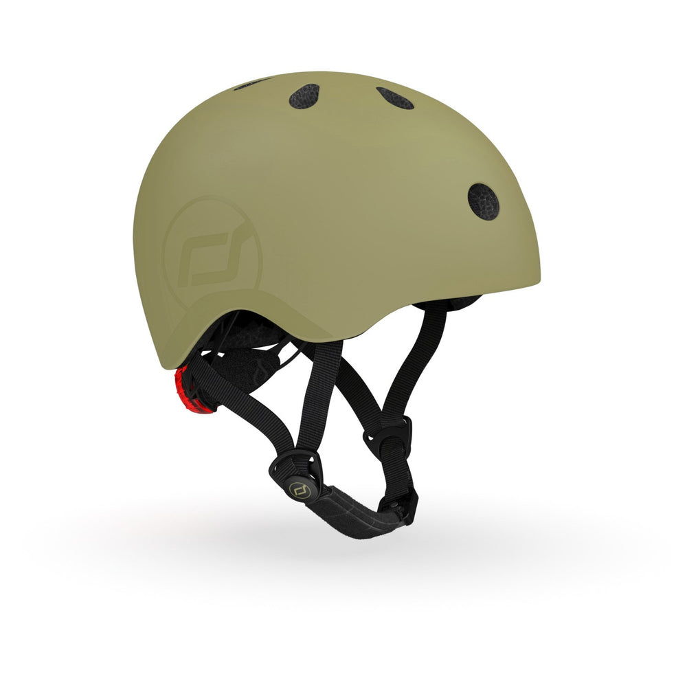 Køb Scoot and Ride Olive Helmet