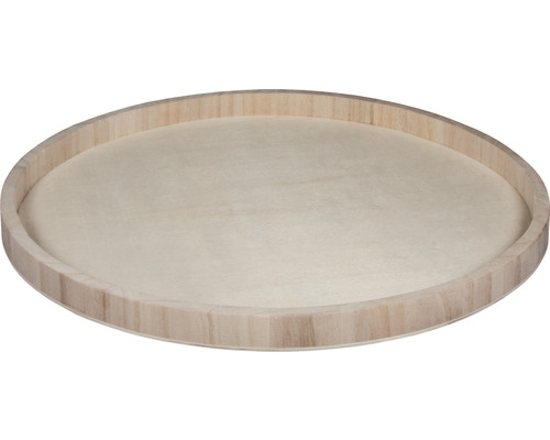 Houten dienblad 40cm ø