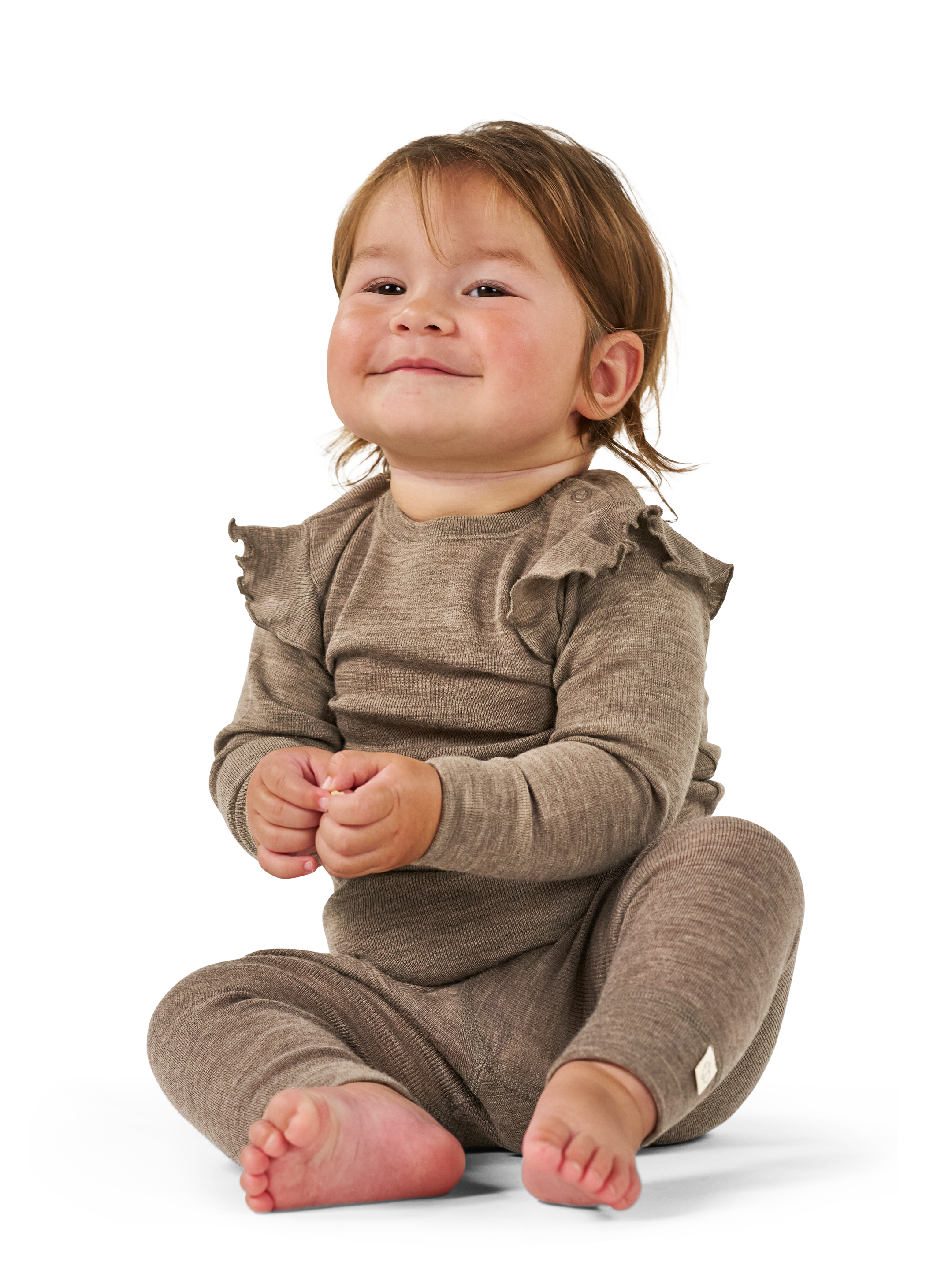 Shirt van merinowol voor baby's