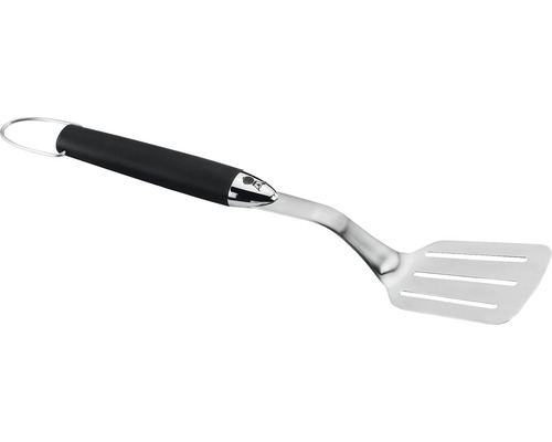 Weber Grilltang, Grillspatel, Grillgereedschap, Keukentang, 7,6 x 14,8 x 45,7 cm, Roestvrij staal, Kunststof handgrepen, 2 stuks
