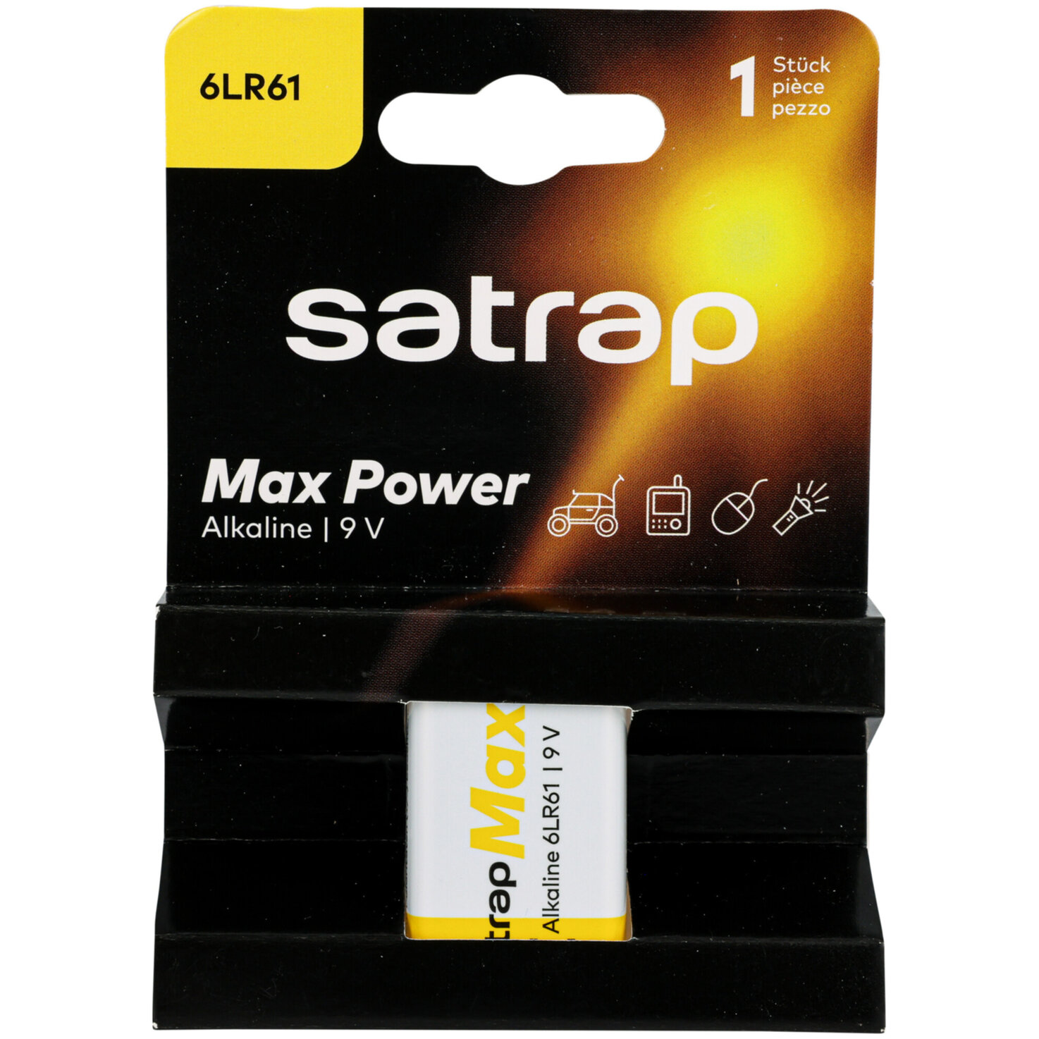 satrap Batterie 9V/6LR61 1 Stück