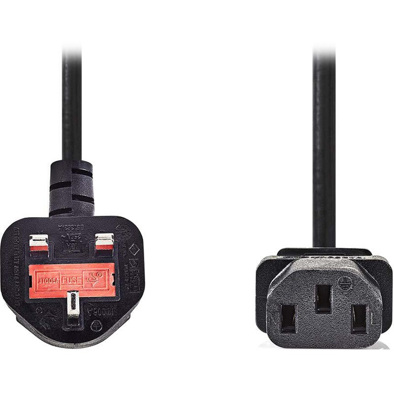 Nedis CEGP11100BK20 Voedingskabel Type G plug UK naar IEC-320-C13 2.0 m