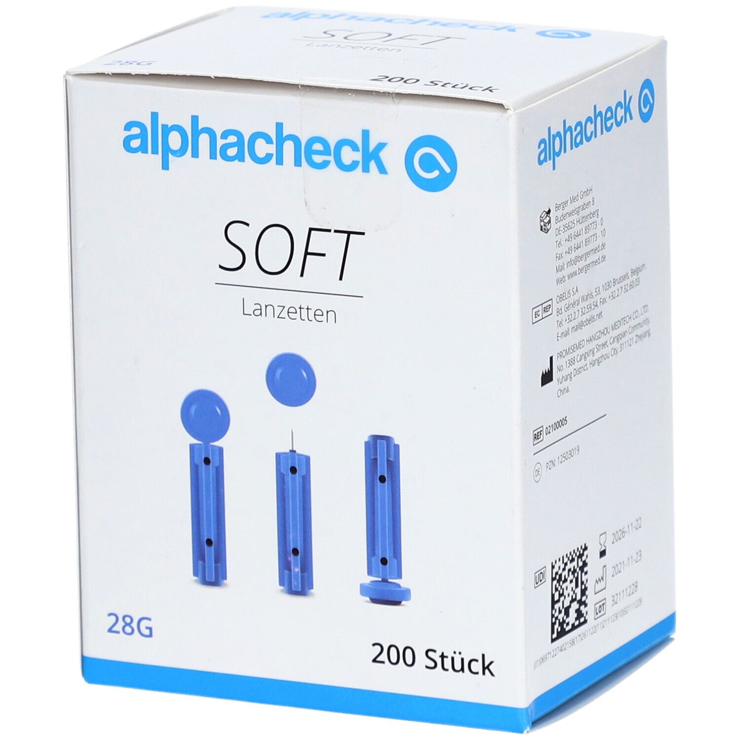 alphacheck soft Lanzetten 28 G