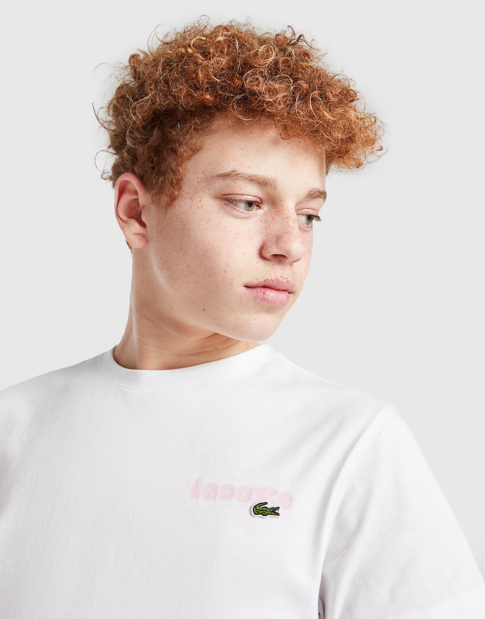 Lacoste T-shirt Back Stack Logo Junior