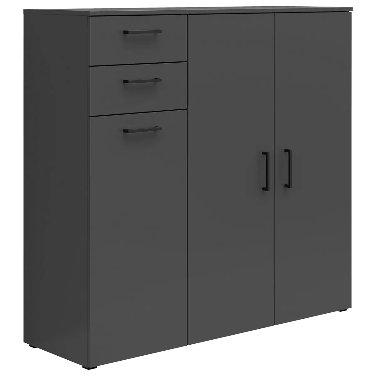 Kommode 3T2L Cabinet Anthrazit
