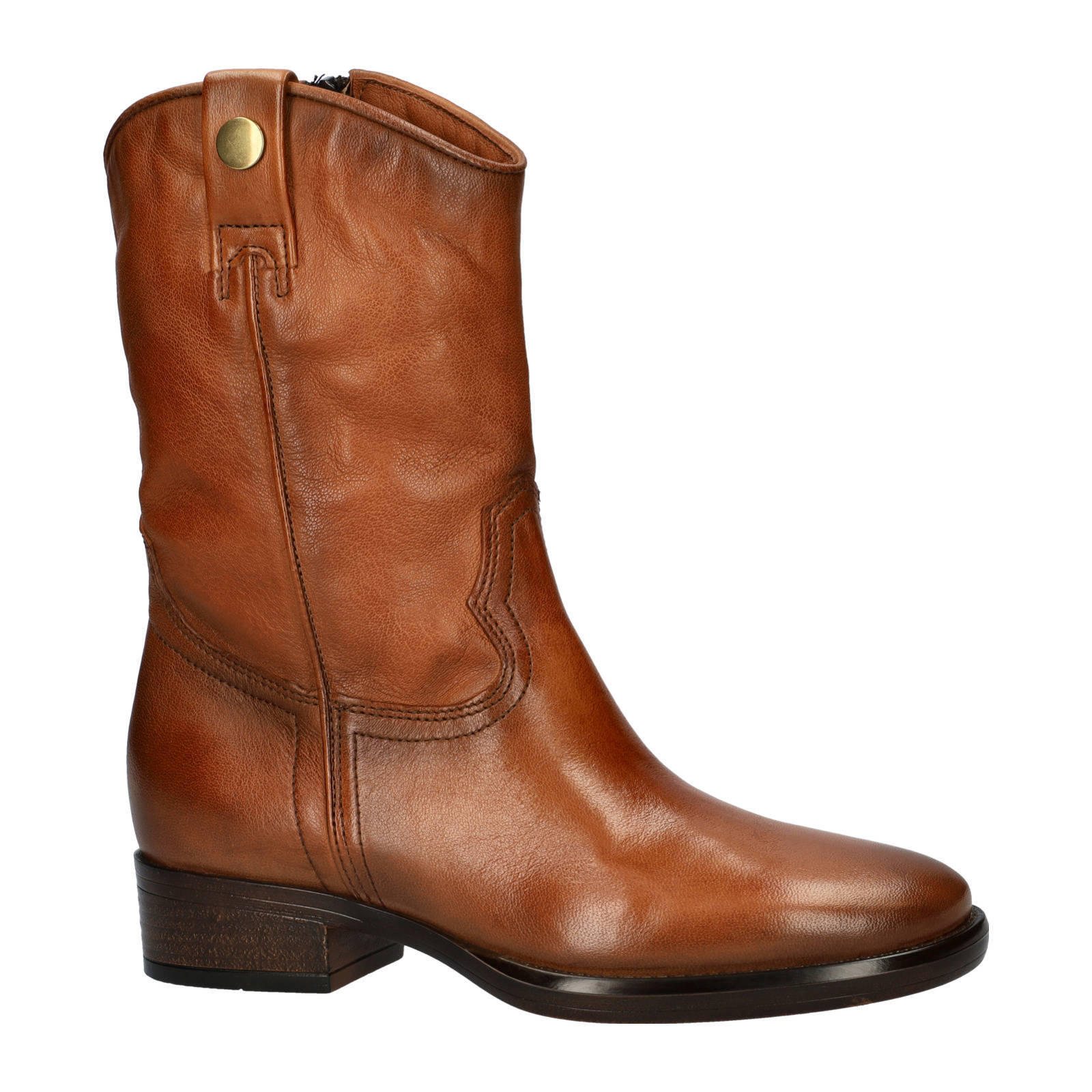 Nelson leren laarzen cognac