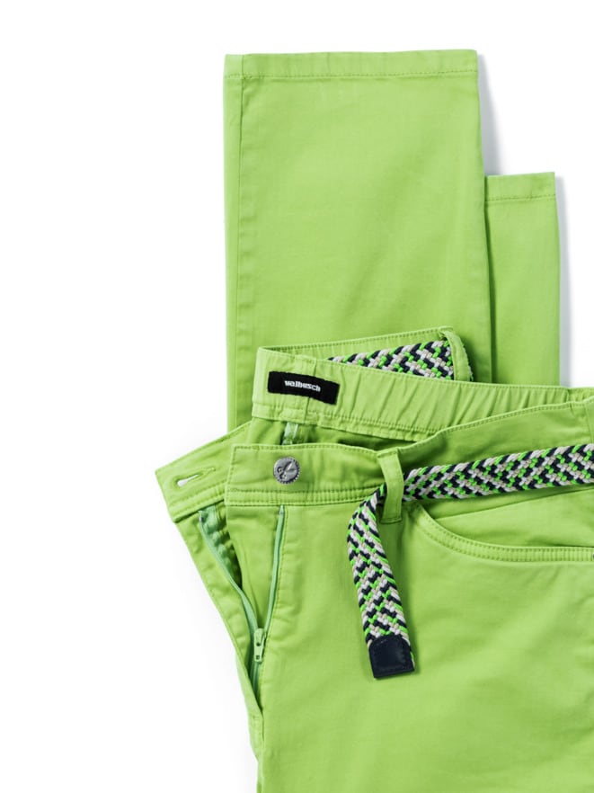 Five-Pocket-Hose Flechtgürtel