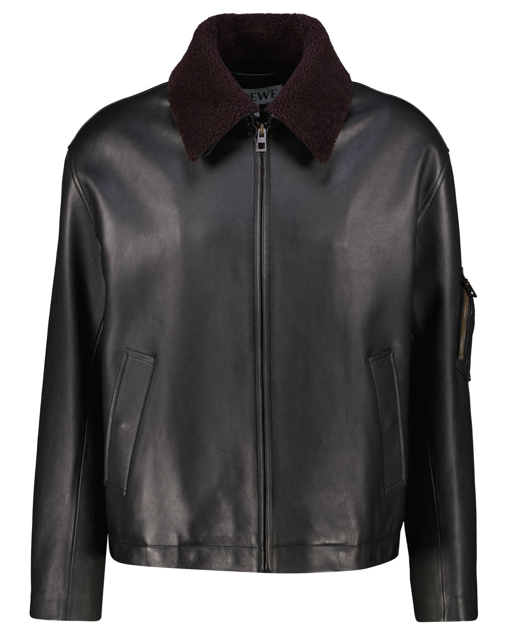 Loewe| Herren Bomberjacke aus Nappa-Lammleder Regular Fit