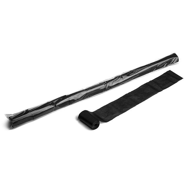 Magic FX STR03BL papieren streamers 10mx5cm zwart 10st